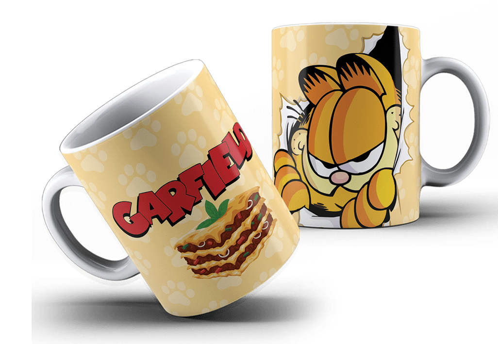 Hrneček s motivem-  Garfield 2