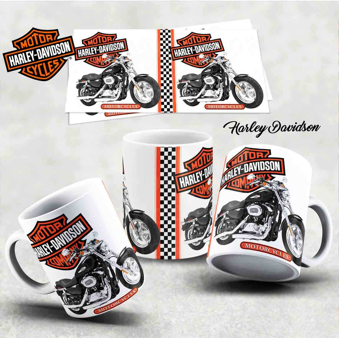 Hrneček s motivem-  Harley Davidson 33