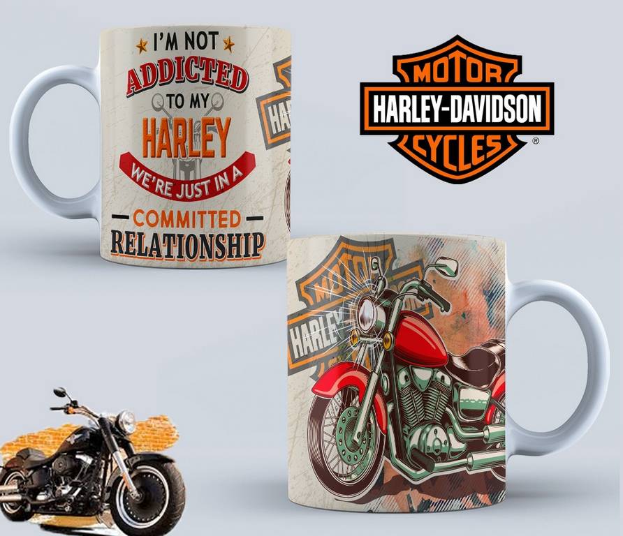 Hrneček s motivem-  Harley Davidson 44