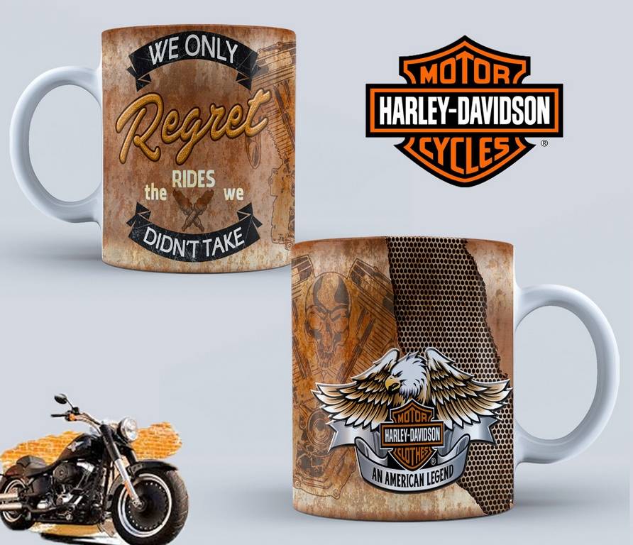 Hrneček s motivem-  Harley Davidson 46
