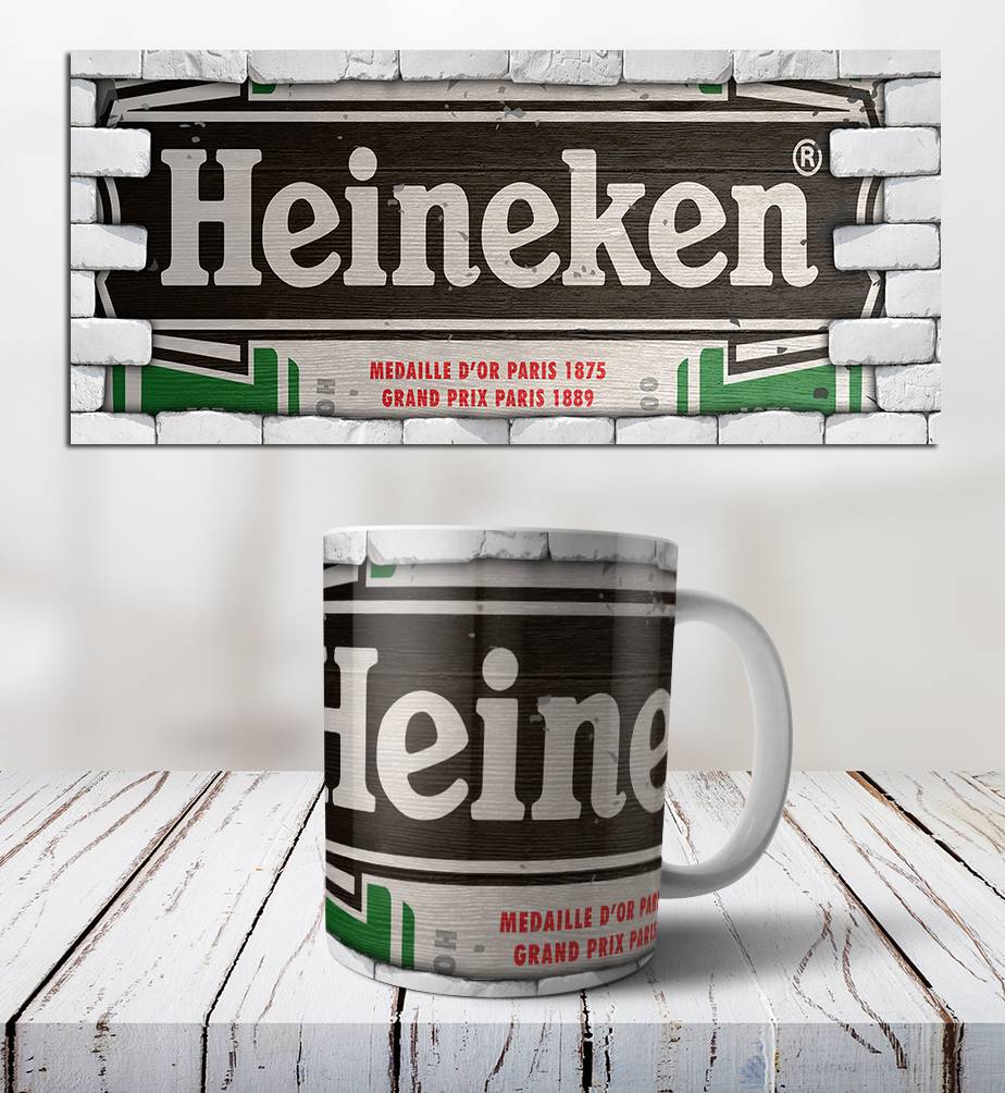 Retro hrneček- Heineken-1