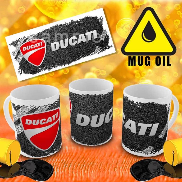 Hrneček se značkou vozů Ducatti- Oil style