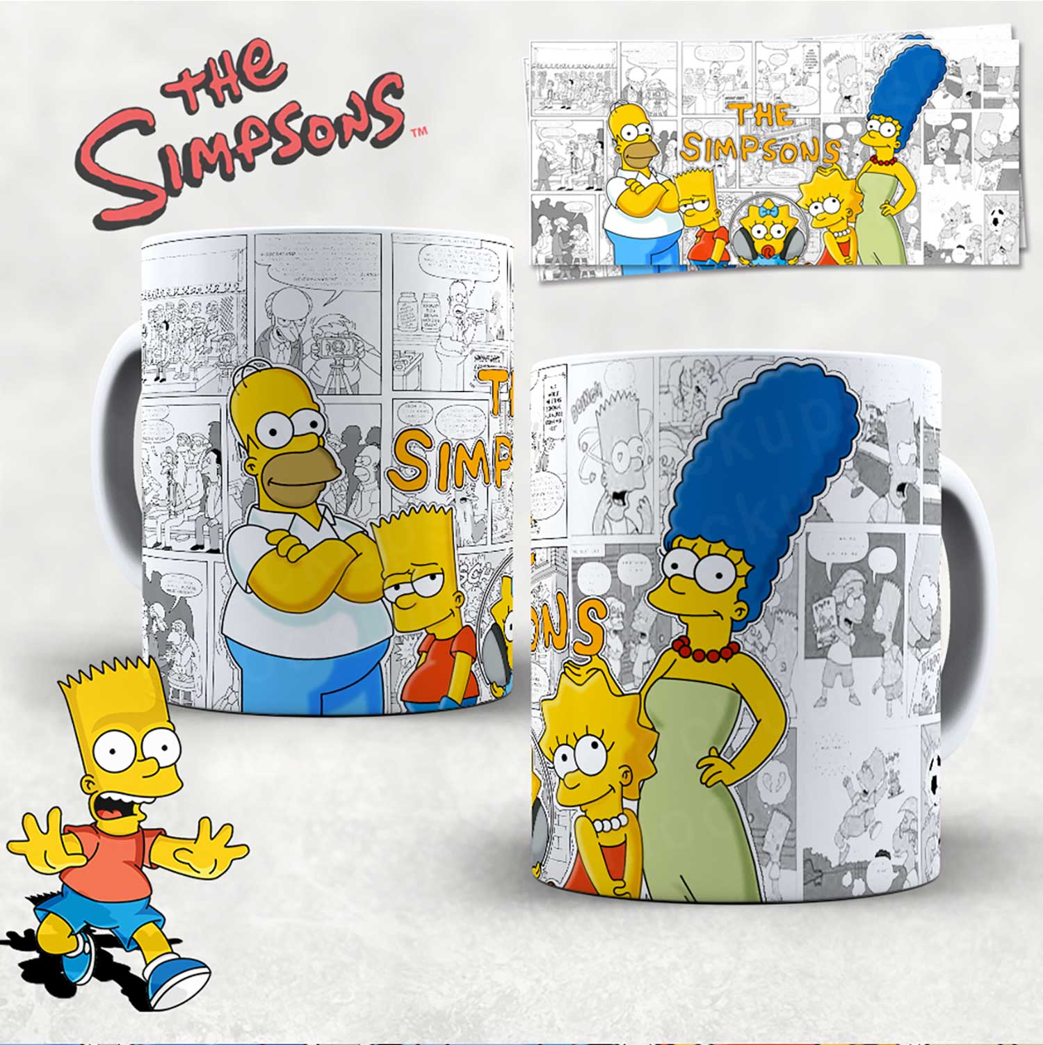 Hrneček s motivem Simpsonovi 25