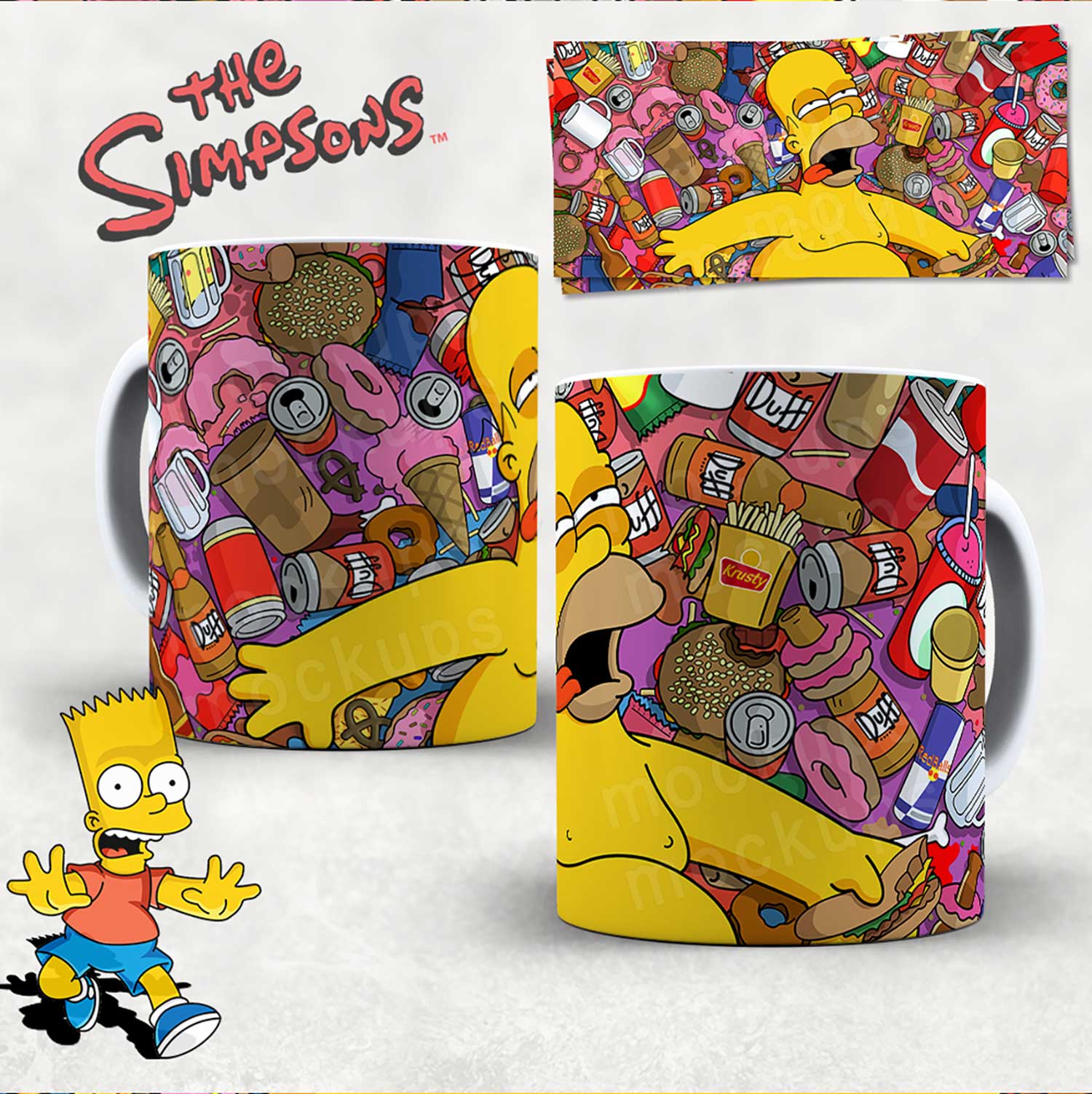 Hrneček s motivem Simpsonovi 45