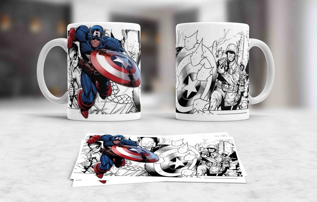 Hrneček Super Hero- Captain America