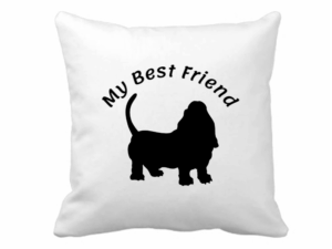Polštářek- My Best Friend- Baset
