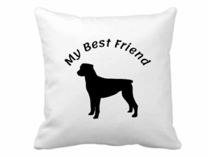 Polštářek- My Best Friend- Rotvajler