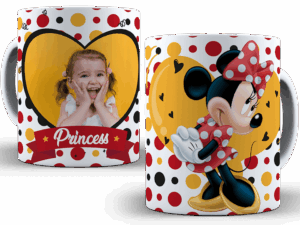 Hrneček Mickey a Minnie s vlastní fotkou 1