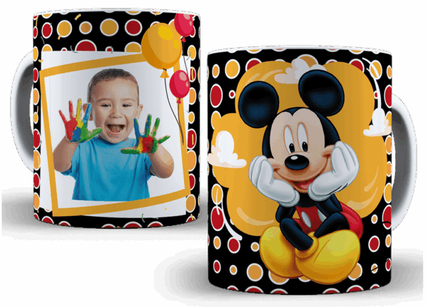 Hrneček Mickey a Minnie s vlastní fotkou 4