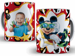 Hrneček Mickey a Minnie s vlastní fotkou 6