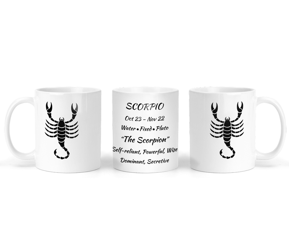 mug plain scorpio