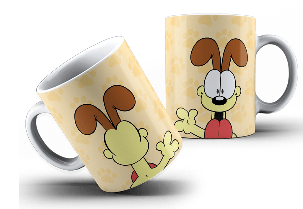 sublimate mug design garfield template5