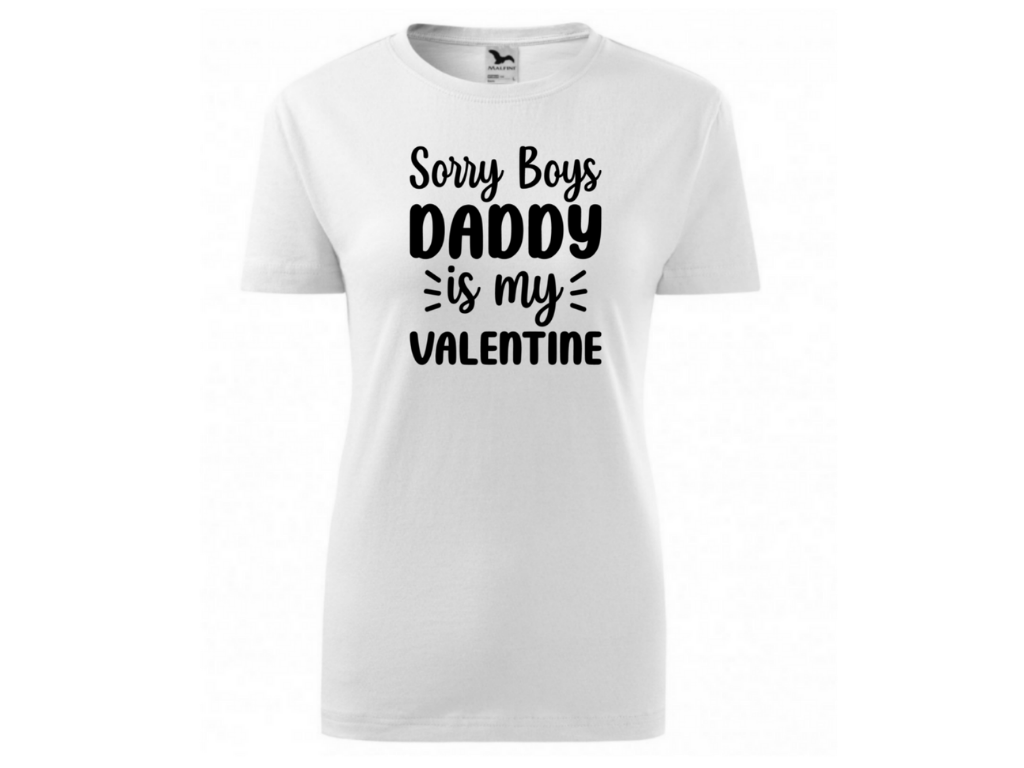 Dámské bílé tričko -Sorry Boys...1