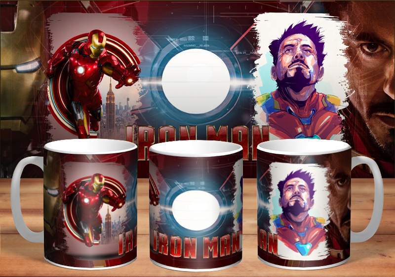Hrneček s motivem- Iron Man