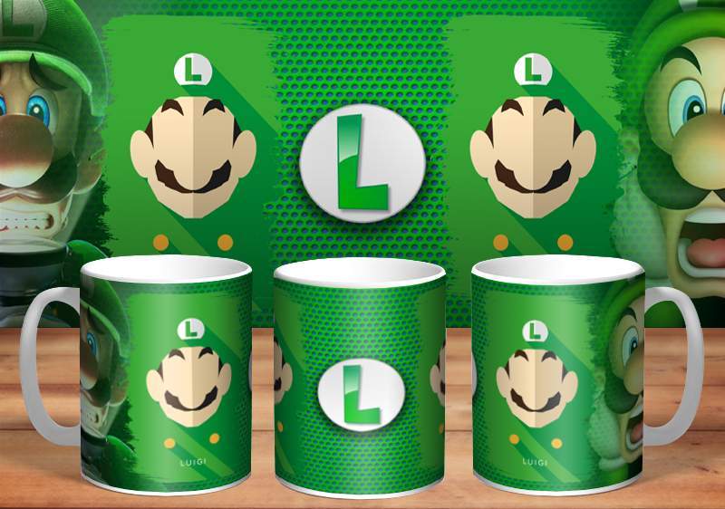 Hrneček s motivem - Super Mario- Luigi