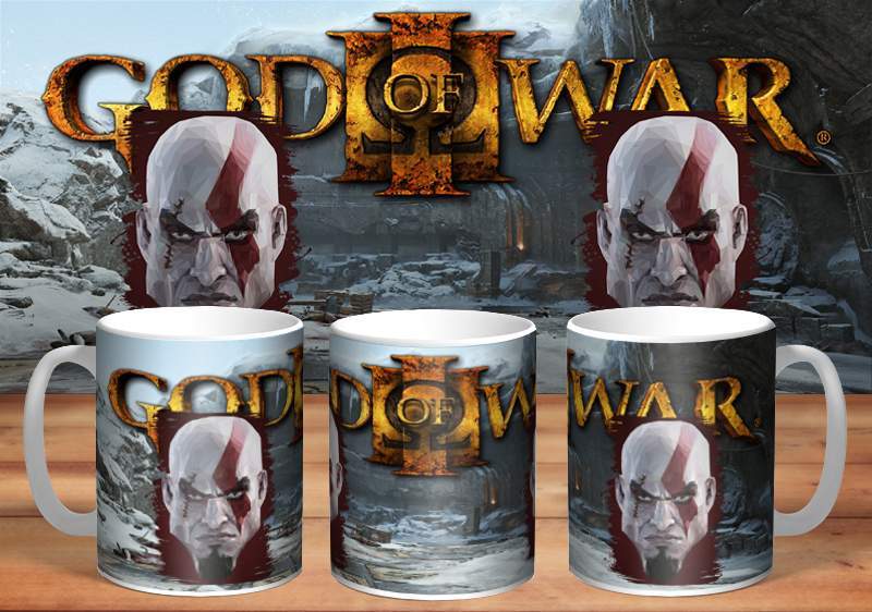 Hrneček s motivem - God of War 2