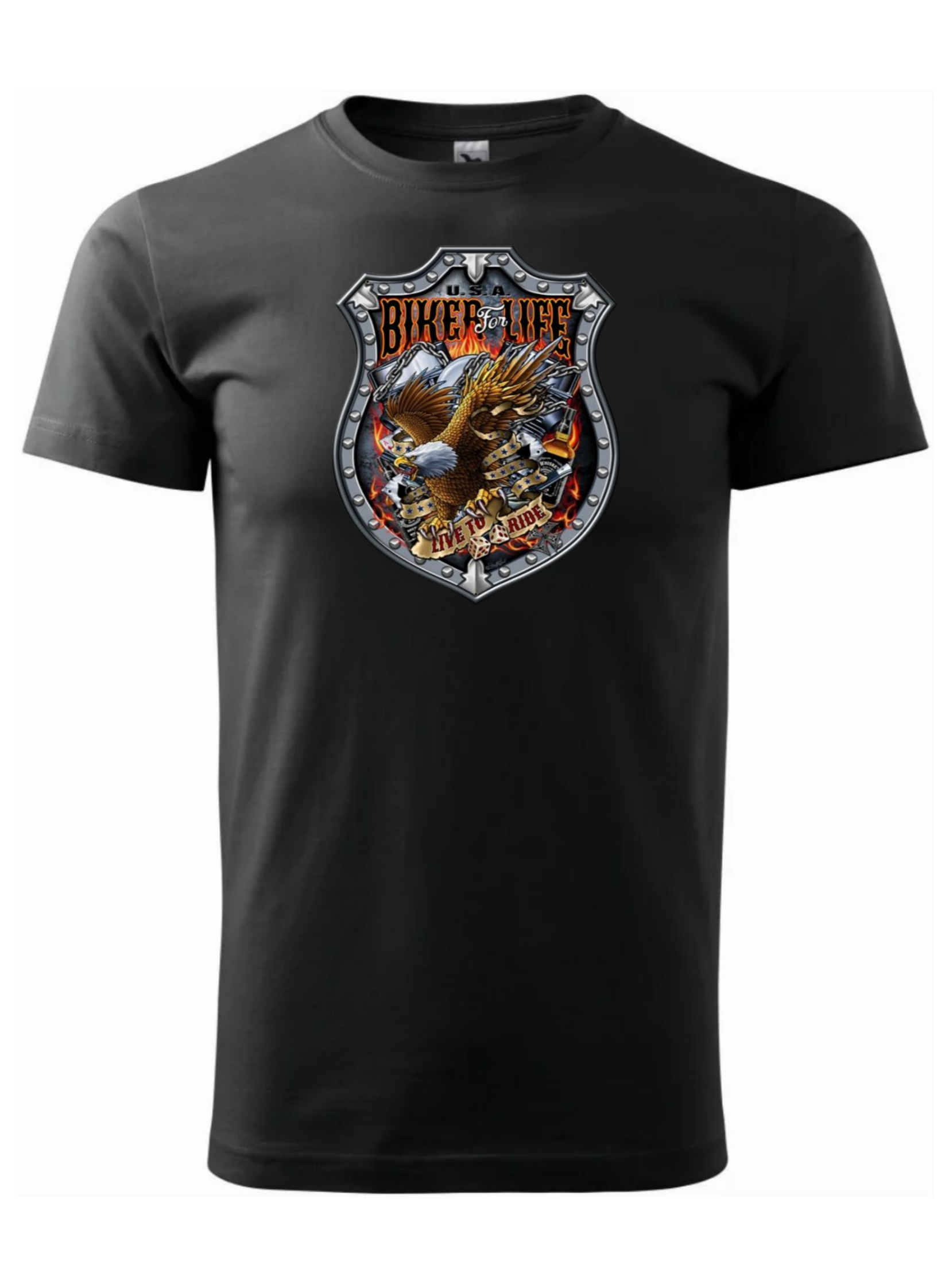 Pánské tričko s potiskem značky Harley Davidson 46