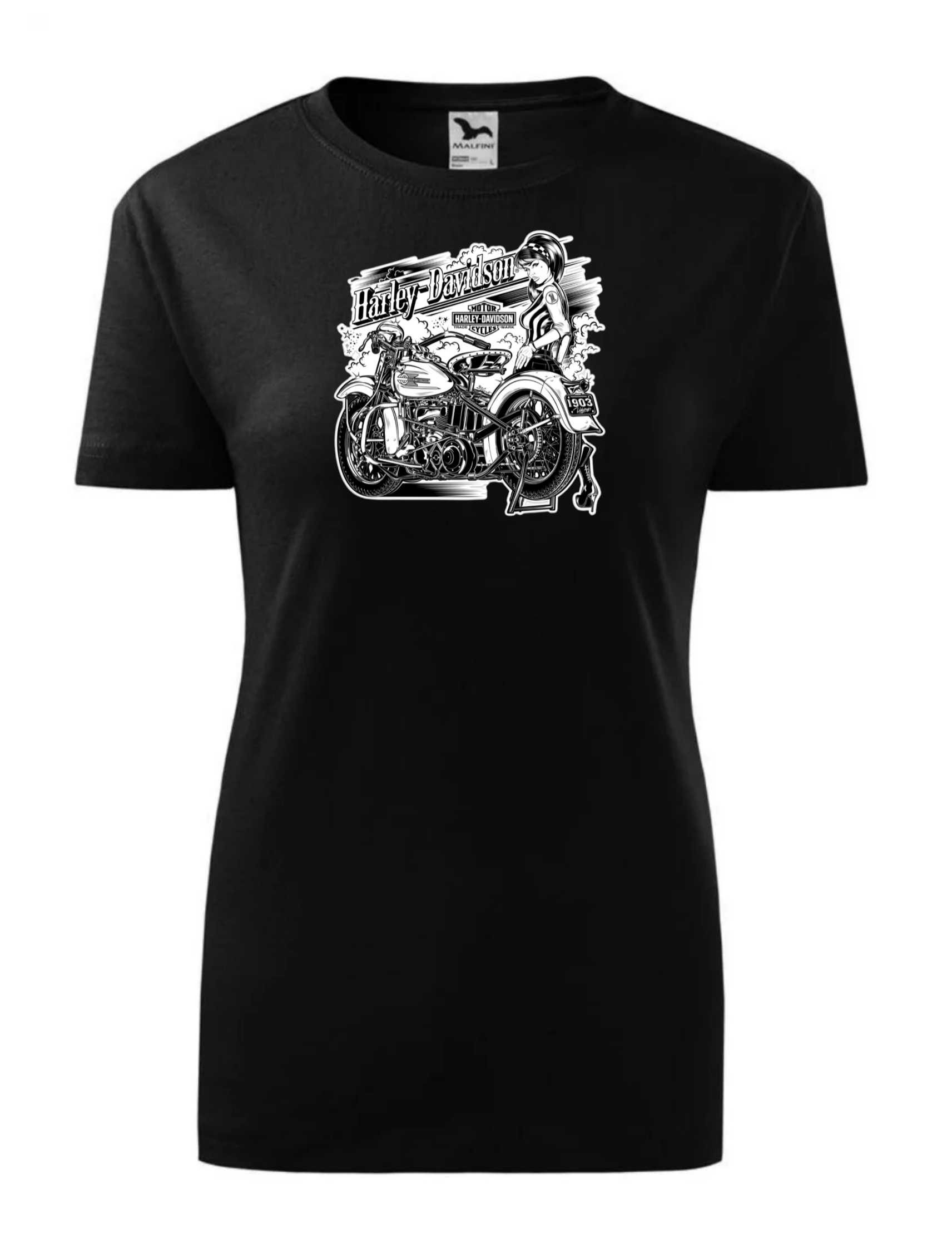 Dámské tričko s potiskem značky Harley Davidson 49