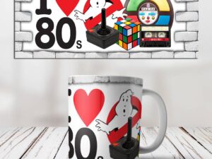 Retro hrneček- I love 80´s