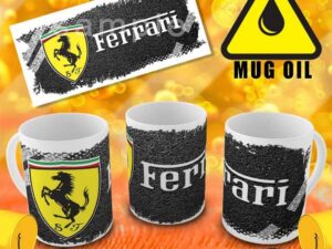 Hrneček se značkou vozů Ferrari- Oil style