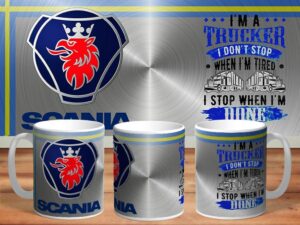Hrneček se značkou vozů Scania 4