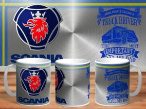 Hrneček se značkou vozů Scania 6