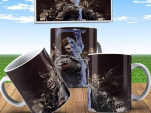 Hrneček s motivem hry Shadow of War 1